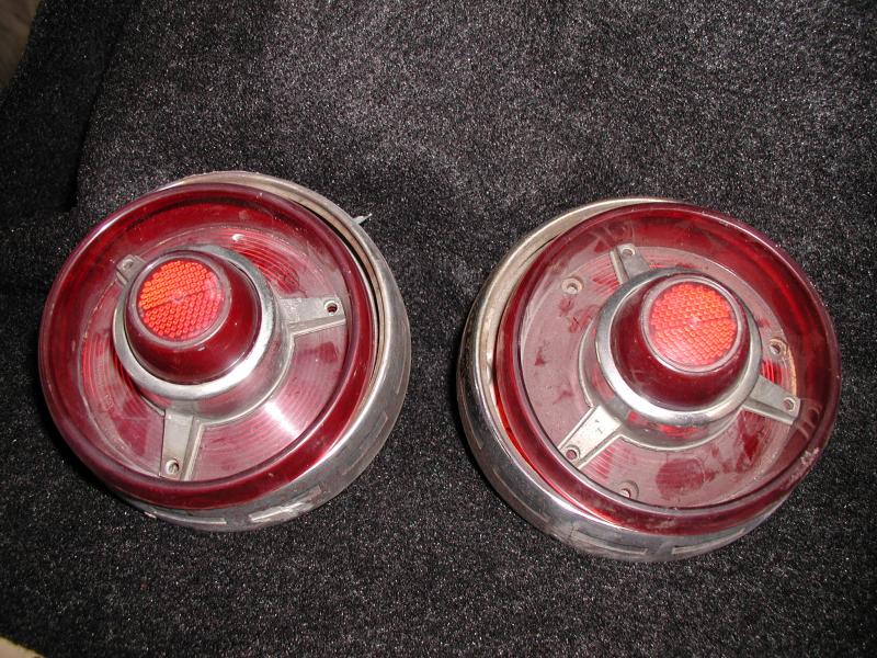 58 ford tail light lens's
